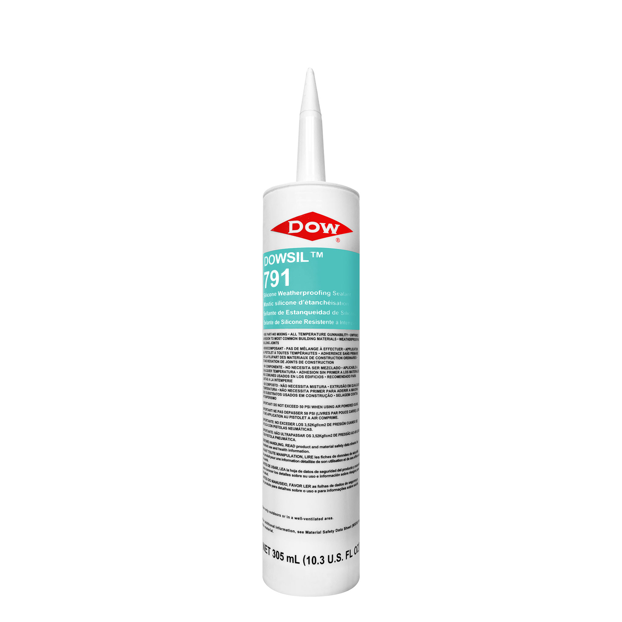 Dow Corning 791 Silicone Weatherproofing Sealant - 10.3 Fluid Ounce .