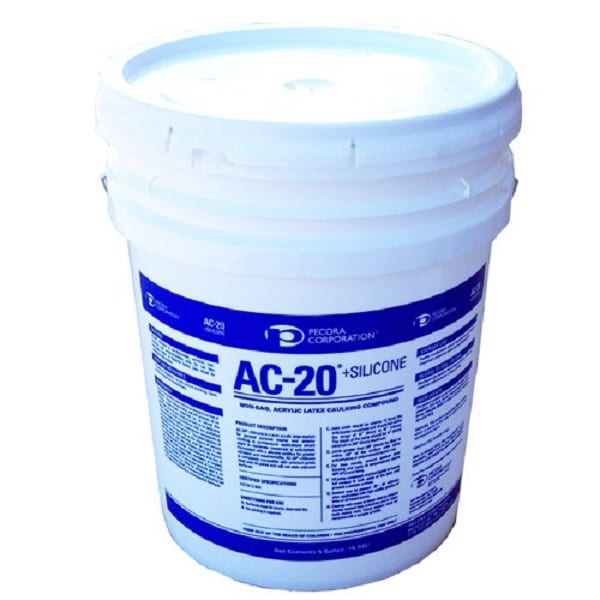 Charles Keasing Tragisk Barber Pecora AC-20 + Silicone Acrylic Caulking Compound - 5 Gallon Pail  AC20W-5GAL | PKsupplies.com