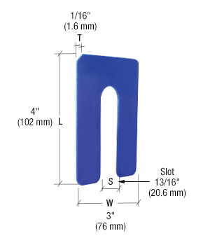 horseshoe shims plastic jumbo crl pksupplies