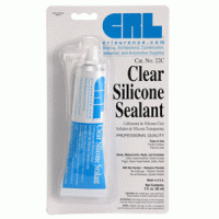 CRL 22 Clear Silicone Sealant - 3 Oz. Tube 22C
