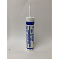 Pecora 898NST Tru-White Sanitary Silicone Sealant - 10.1 Oz. Cartridge 898NSTW