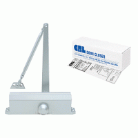 CRL PR40 Series Aluminum Adjustable Spring Power Size 2 - 5 Surface Mount Door Closer PR42A