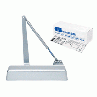 CRL PR50 Series Aluminum Adjustable Spring Power Size 2 to 5 Delayed Action Surface Mount Door Closer PR54DAA