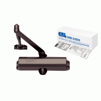 CRL PR80 Series Dark Bronze Adjustable Spring Power Size 2 to 5 Surface Mount Door Closer PR80DU