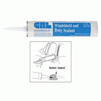 CRL Windshield and Body Black Butyl Sealant - 11 Oz. Cartridge CRL7708