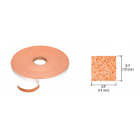 CRL 3/4" Cork Pads on a Roll - 4,000 Pads CSP34X132