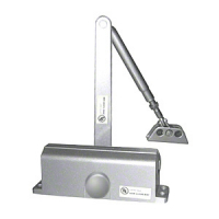 CRL DC51 Aluminum Grade 1 Size 1 Light Duty Surface Mount Door Closer DC51A