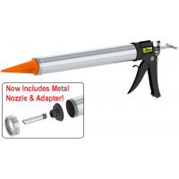 Albion 20 Oz. Special Deluxe Manual Bulk Gun w/ Orange Cone Nozzles DL-45-T17