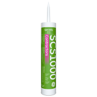 GE SCS1000 Translucent Silicone Sealant - 10.1 Oz. Cartridge SCS1001