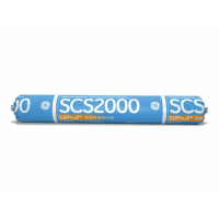 GE SilPruf SCS2009 Aluminum Gray Silicone Sealant Sausage SCS2009S