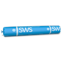 GE SWS Aluminum Gray Silicone Weatherproofing Sealant - 20 Fluid Ounce Sausage SWS09