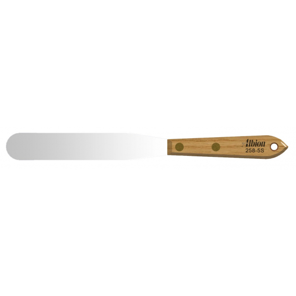 Albion Classic Spatula 5" Long Straight Blade, 7/8" Width 258-5S