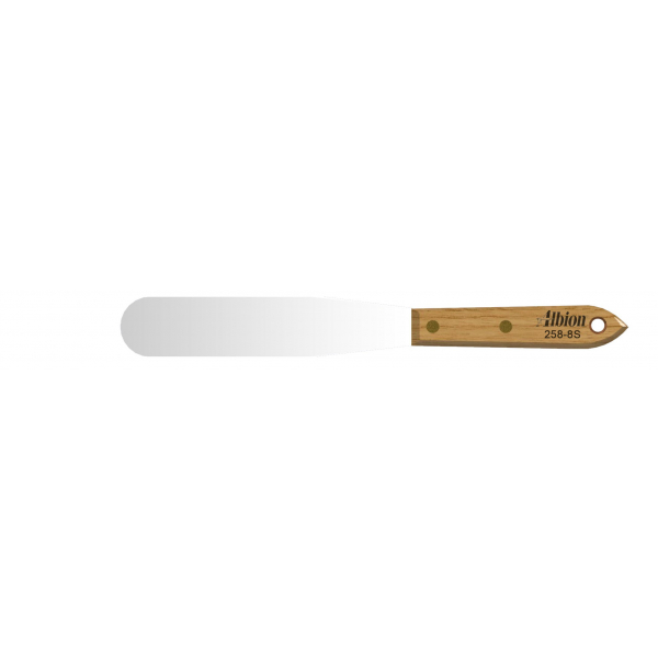 Albion Classic Spatula 6" Long Straight Blade, 1-1/4" Width 258-8S