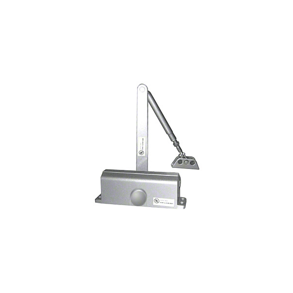 CRL DC51 Aluminum Grade 1 Size 1 Light Duty Surface Mount Door Closer DC51A