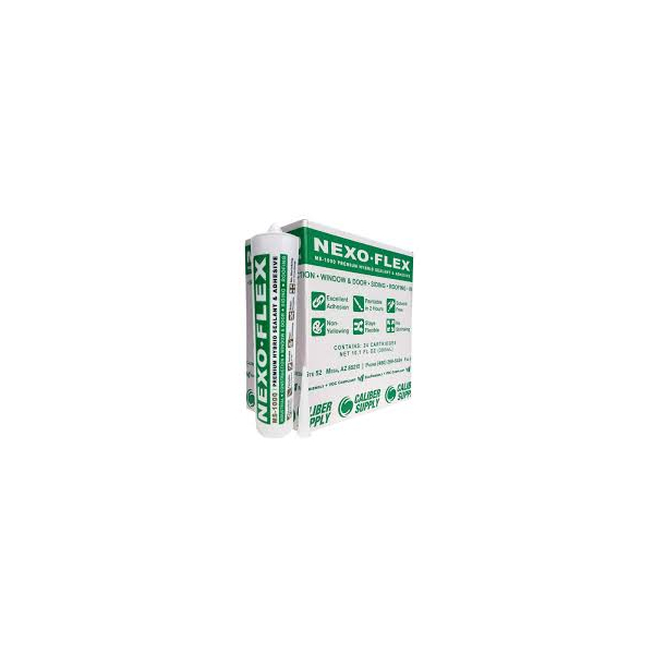 Nexo-Flex MS-1000 Black Hybrid Sealant / Adhesive - 10.1 Oz. Cartridge MS1000BL