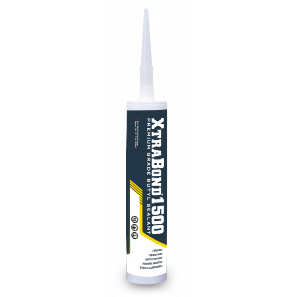 Premier XtraBond 1500 White Butyl Sealant - 10.1 Oz. Cartridge XB1500W