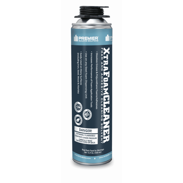 Premier XtraFoam Cleaner - Foam And Adhesive Cleaning Solvent XBGLASSCLNR