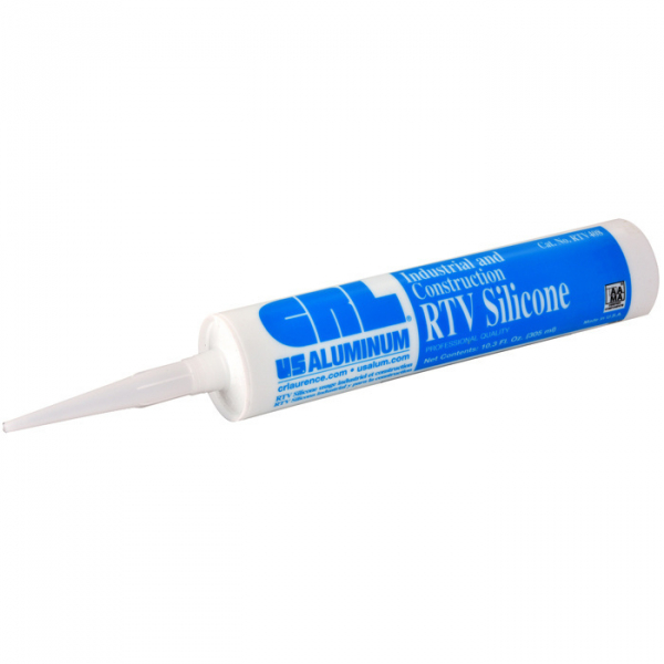 CRL RTV408 Clear Silicone Sealant - 10.3 Oz. Cartridge RTV408C