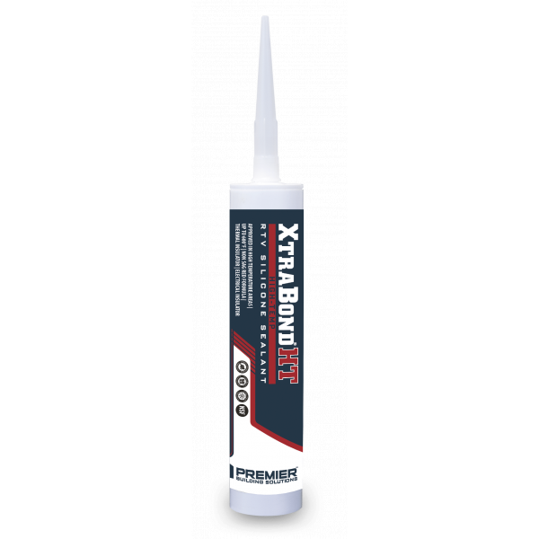 Premier XtraBond HT High-Temp Red RTV Silicone Sealant - 10.1 Oz. Cartridge XBHT