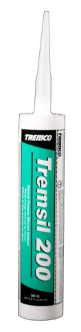 Tremco Tremsil 200 Clear With Fungicide Silicone Sealant - 10.1 Oz. Cartridge 97180065323